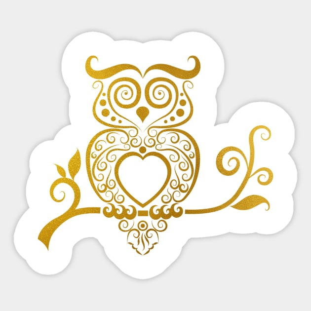 Owl Sticker by erzebeth